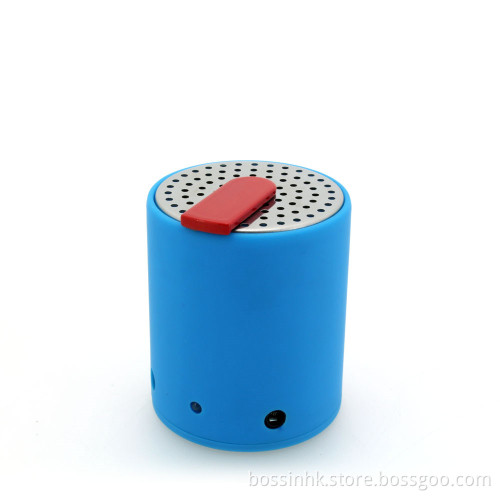 Mini Cylinder Portable Plastic Bluetooth Speaker with MP3 for Mobile Phone (Bn-112)